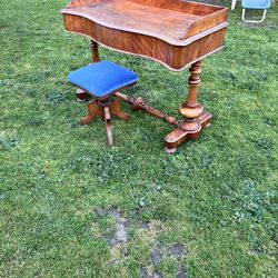 DESK WITH STOOL
