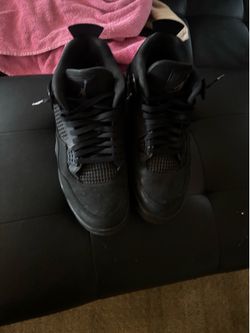 Jordan black cats 4’s size 13