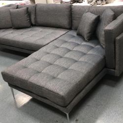 Naila Dark Gray RAF Sectional /couch /Living room set