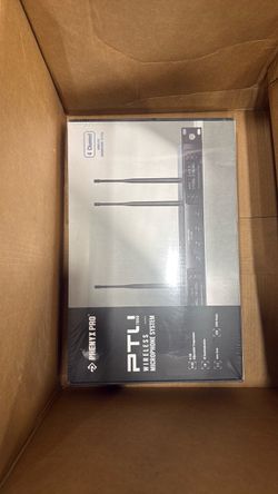 Phenyx Pro 4-Channel UHF Auto Scan Wireless Microphone System PTU-7000-4B