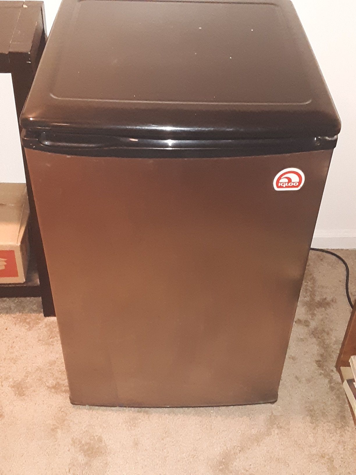 Mini refrigerator 31in long 20in wide