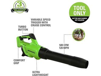 Greenworks 40V Cordless Axial Leaf Blower