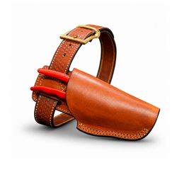 Funda de cuero para tijeras de jardinera