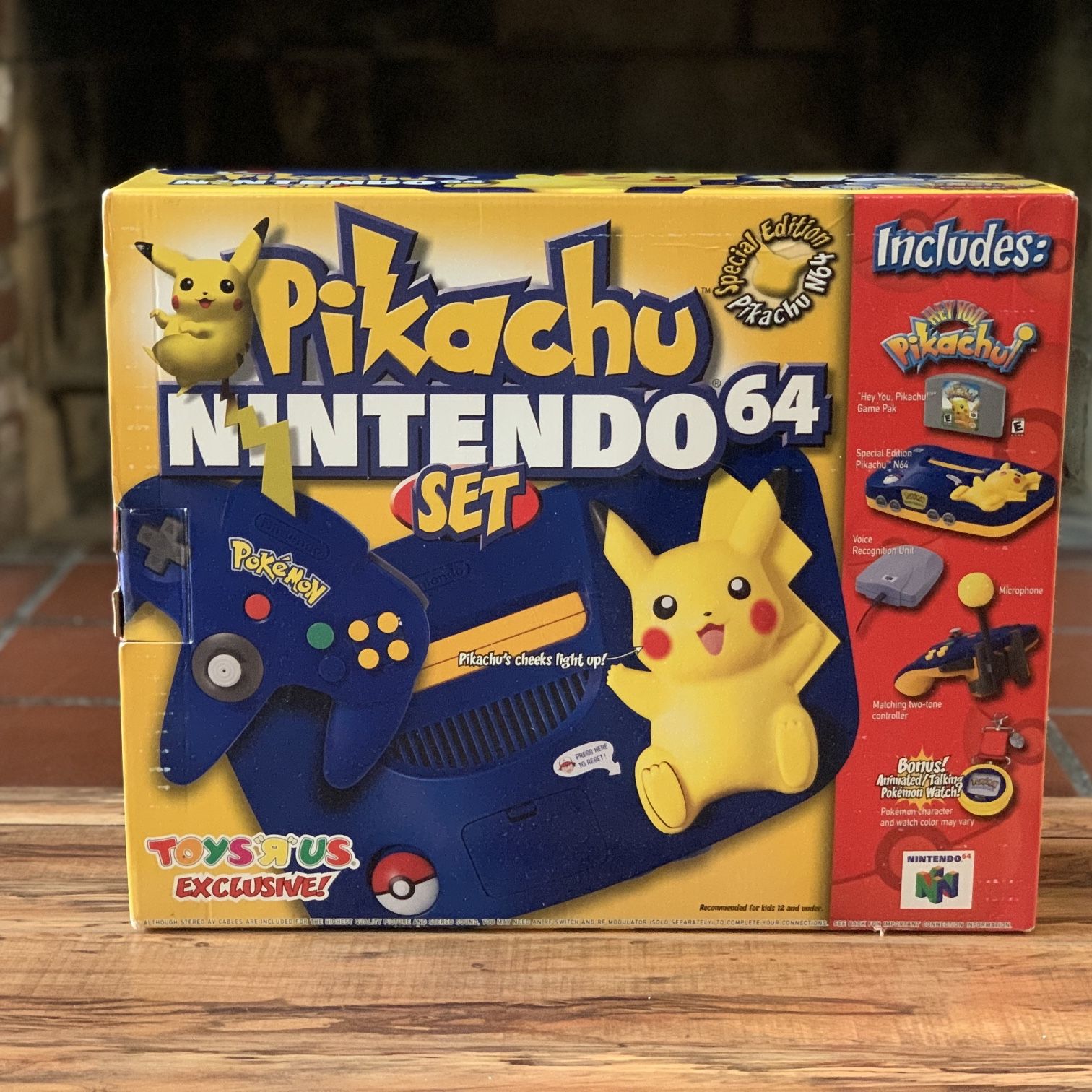 Pikachu R64 Sus Nintendo 64 PIKACHU Toys R US Exclusive Edition Near Complete (Tested ...