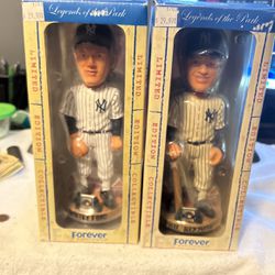 Whitey Ford And Phil Rizzito Bobble Heads Collectibles 