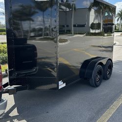 NEW 2026 6x12 TA 7’ height enclosed trailer