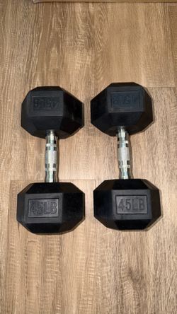 (Set of 2) 45lb Dumbbells