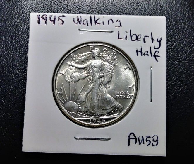 1945 Walking Liberty Half Dollar