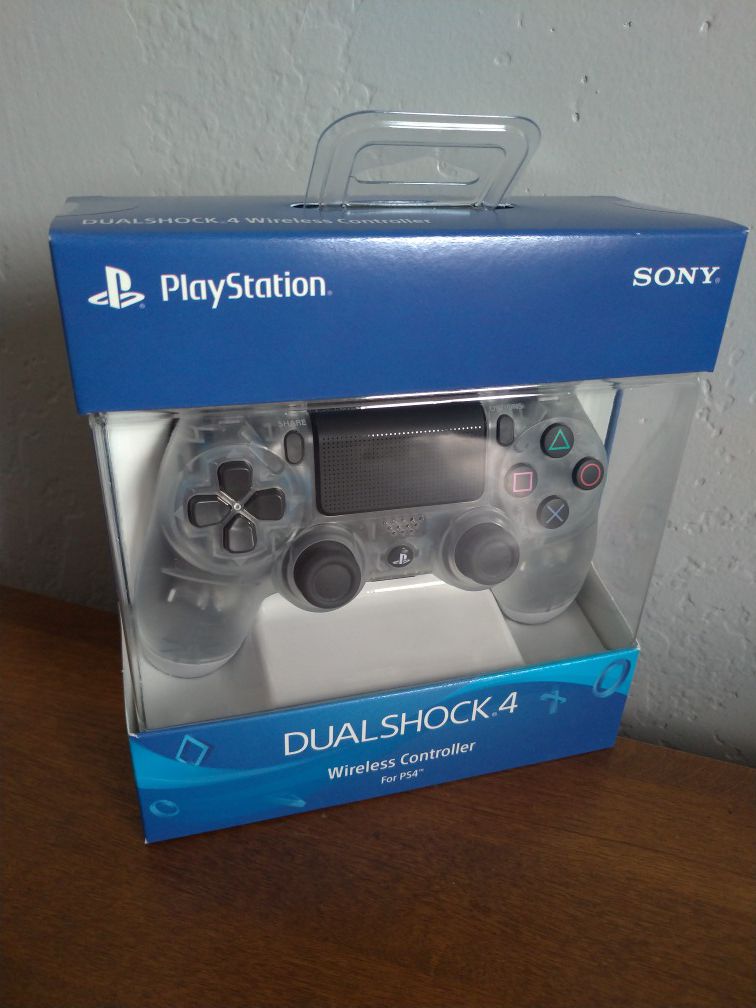 Sony Playstation Genuine 4 Dualshock Wireless Controller - Crystal Color - Brand New Sealed in Box