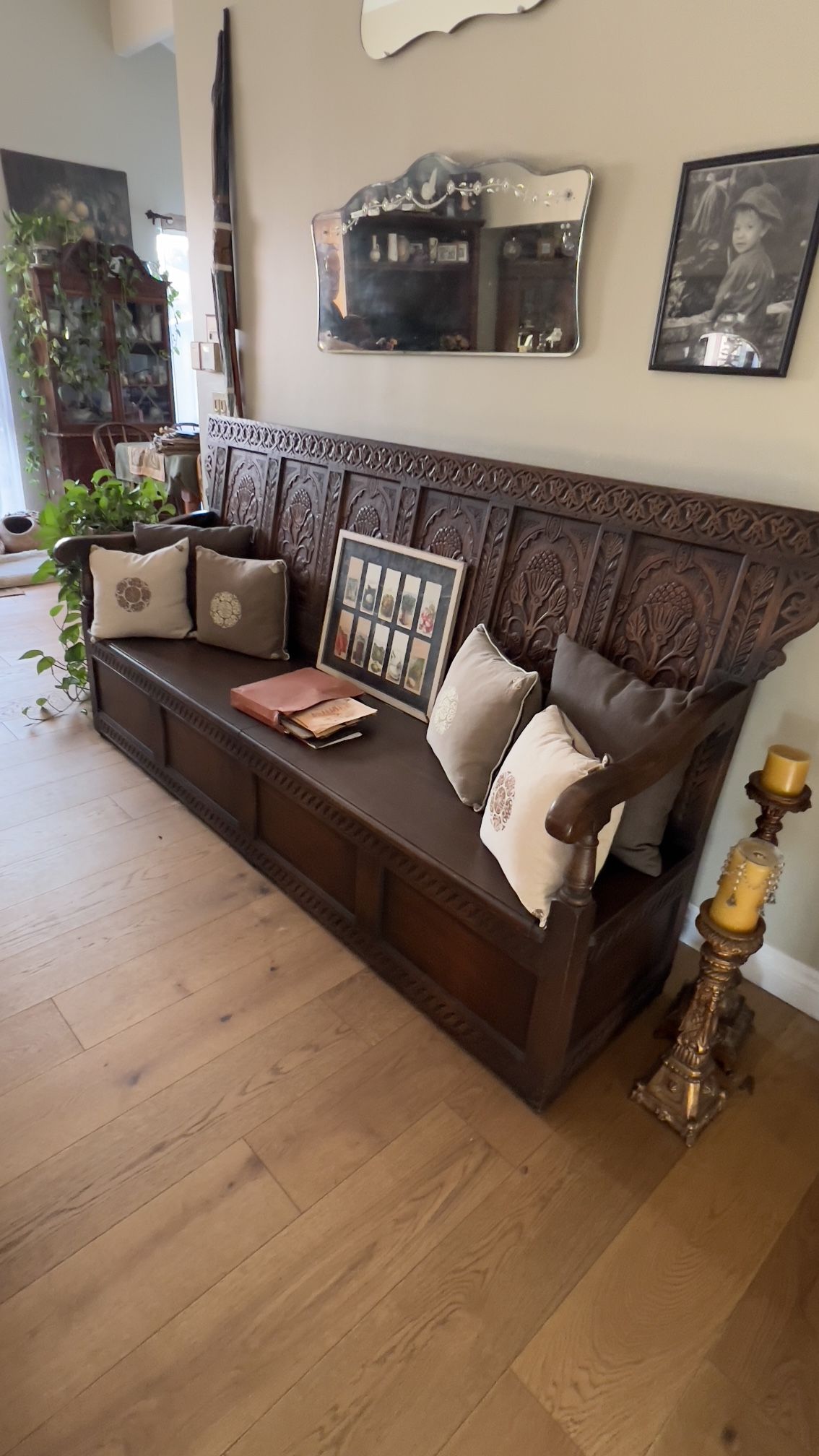 Antique Wooden Bench