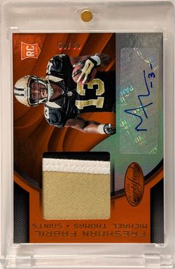 Michael Thomas • 2016 Panini Certified • RC Auto Patch • Mirror Orange • /99