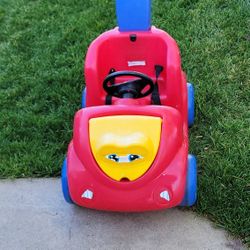 Step2 Kids Push Car, Ride On Car with Seat Belt and  Horn