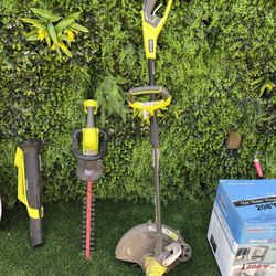 Leaf Blower, Hedge Trimmer, Edger, Mirror, Instant Hot Water, Garage Door Lock 