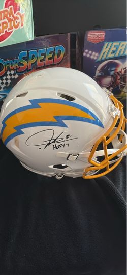 Signed LA Chargers Full-Size NFL Helmet HOF 17