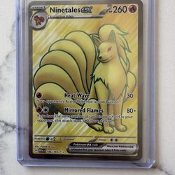 Pokemon Ninetales EX 186/165