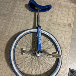 Vintage Blue 24 Schwinn Unicycle 