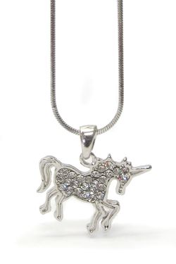 Crystal UNICORN Pendant Necklace *See My Other 90 Items*