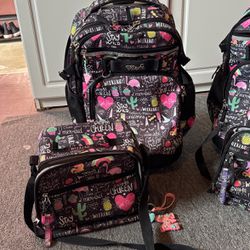Kids Backpack Set With Lunchbox