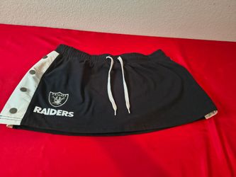 NFL Las Vegas Raiders Black Tear Away Skorts (Size XL)