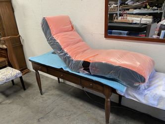 New orange convertible lounger $65