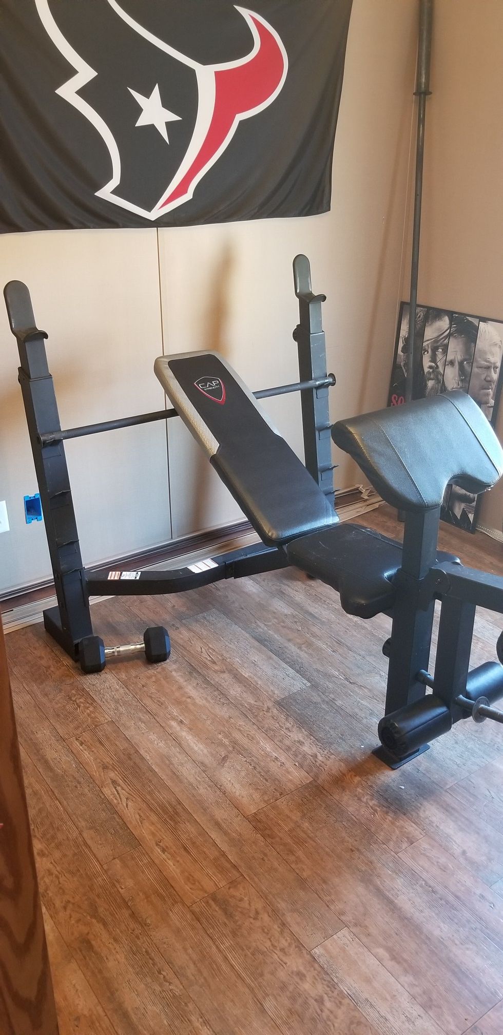 Weight bench and eliptical