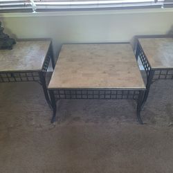 Coffee Table And End Tables 