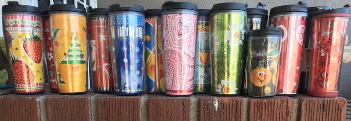14 ea. Starbucks Barista Mugs. Used. 2002 and above.