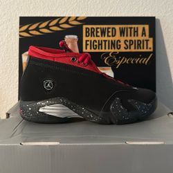 WMNS Jordan 14 Retro Low Red Lipstick