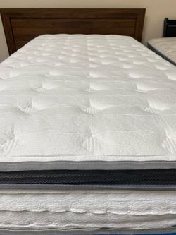 Twin Hybrid Mattress with cooling gel 10” $199 NEW in box! (box spring extra) pick up can deliver