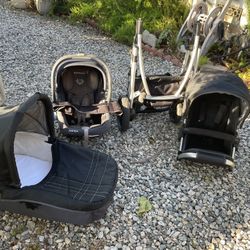 Bassinet And Car seat Uppababy