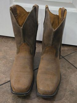 Full Leather Cowboy Boots men size 10