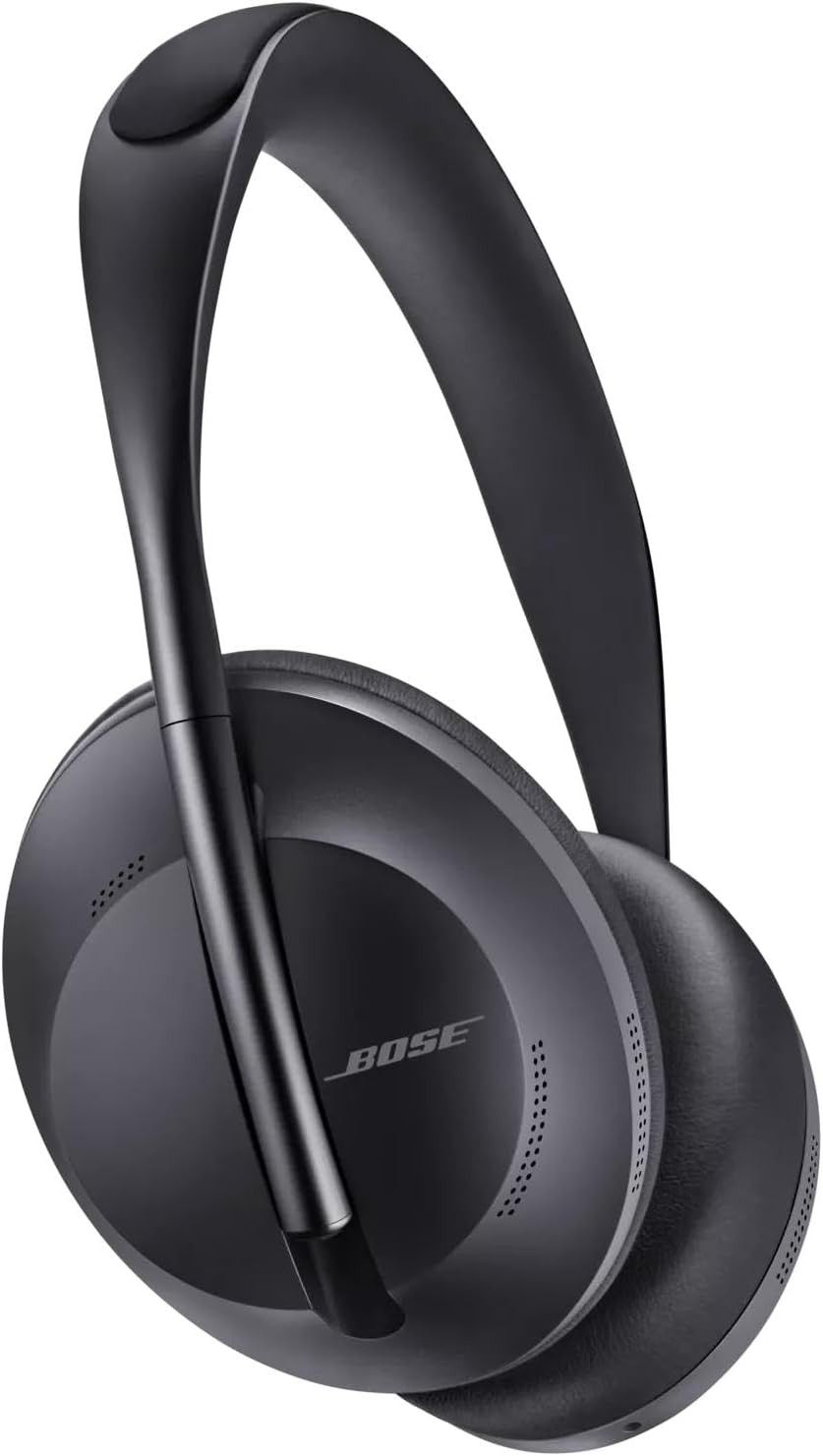 Bose Headphones 700, Noise Cancelling Bluetooth Over-Ear Wireless Headphones with Built-in Microphone for Clear Calls and Alexa Voice Control, Black