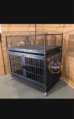 Dog pet cage kenenl size 43 with divider and whelp cage new in box 📦