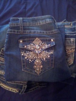 Rinestone Jeans ,Miss Me,Earl Jeans Rock Revival Jeans Etc