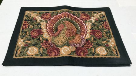 8 Turkey Thanksgiving placemats