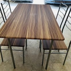 Dining Table Set 5pc (Table and 4 Chairs)