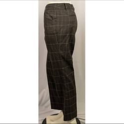 Vintage Y2K Daisy Fuentes grey pinstripe slacks size 10