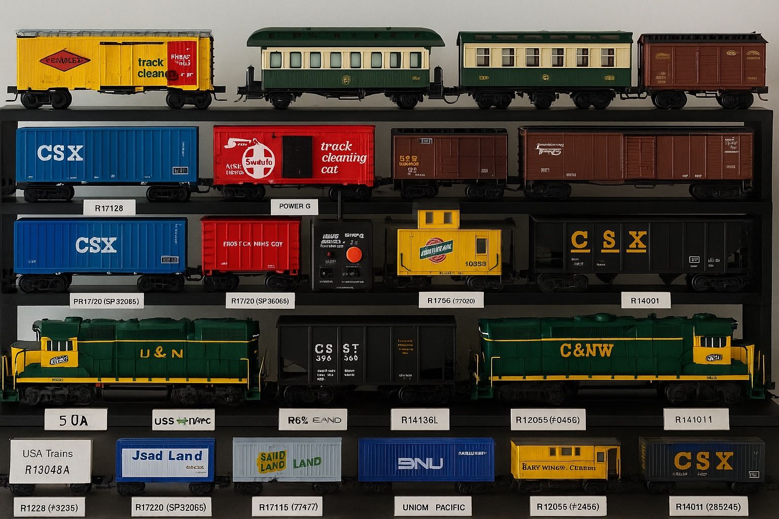 Large G-Scale Model Train Collection – USA Trains, LGB, Aristo-Craft + 2 MRC Power G