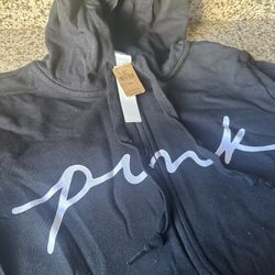 Pink Sweatshirt And Hoodie 