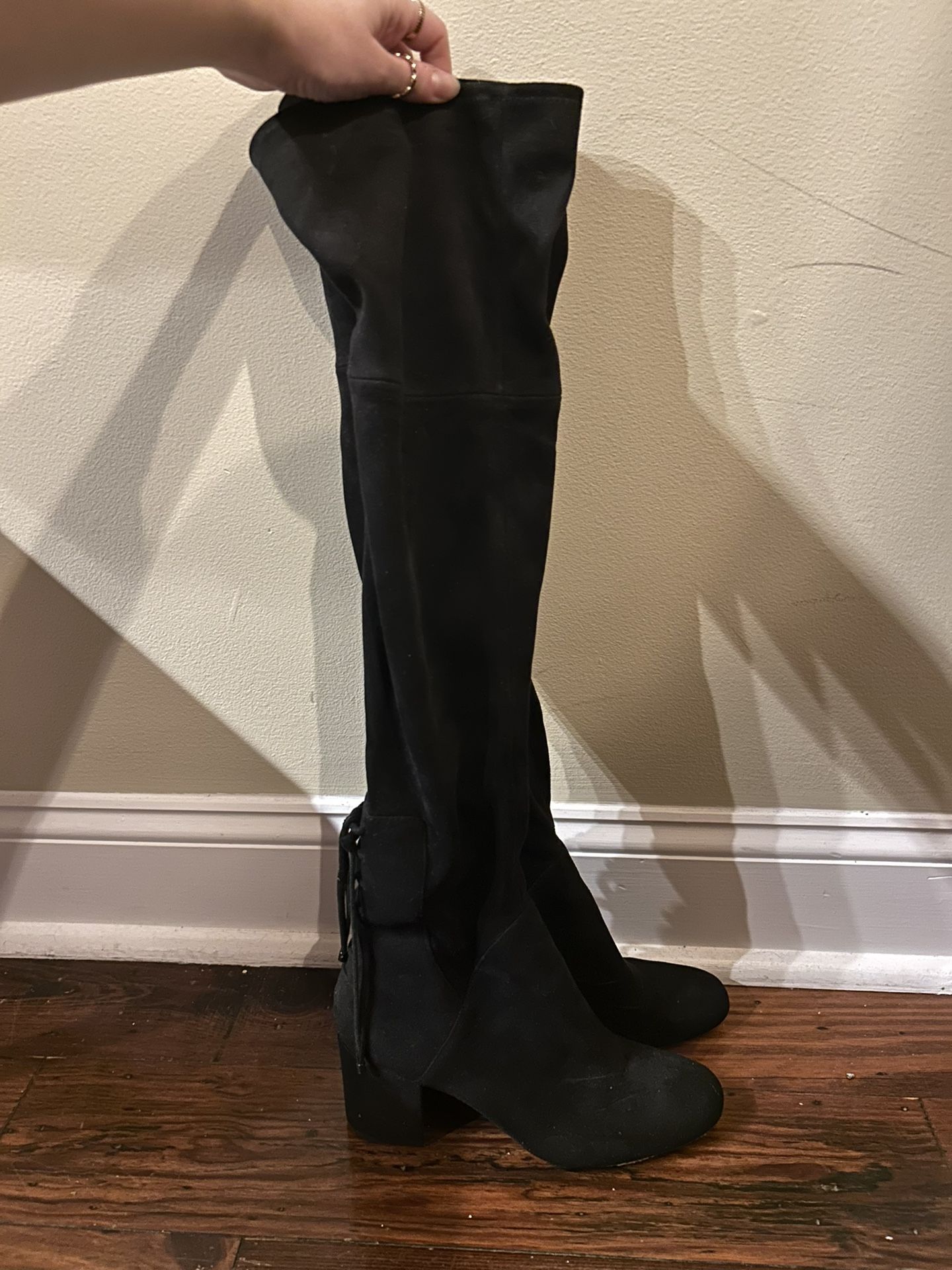 Also Black Over The Knee Boots