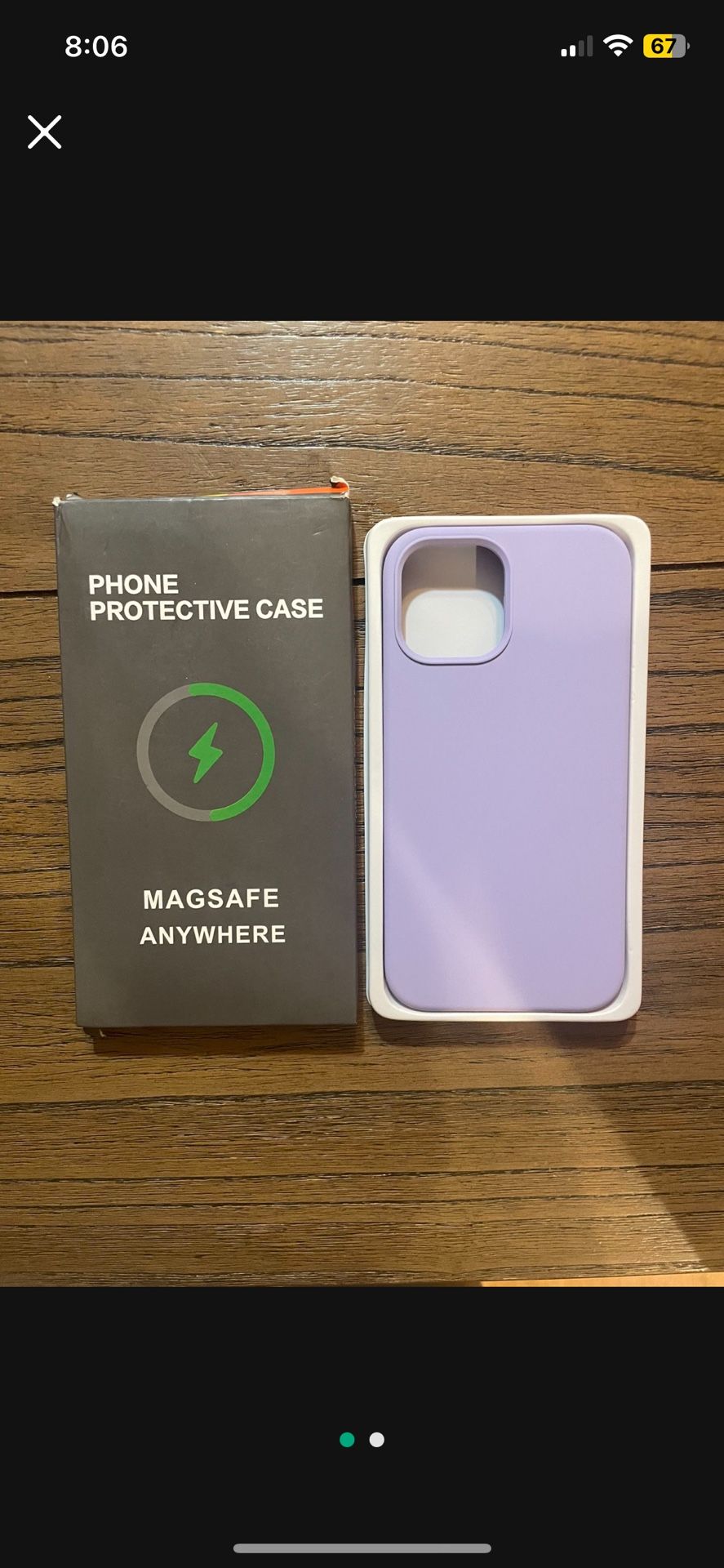 I-phone 12 Pro Max Silicone Magnetic Case 