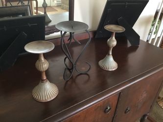 CANDLE HOLDERS (3)