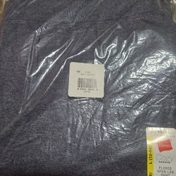 Hanes Fleece Sweatpants Heather Navy L