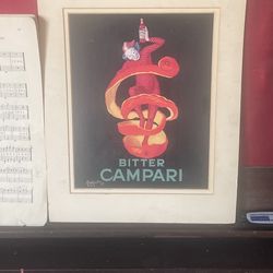 1940,s Art Deco Campari Advertisement