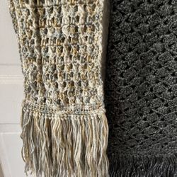Boho Beautifully Hand Knit Scarves