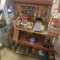 Barbie Tall House, S Cars 3 Dolls And Extra Bundle