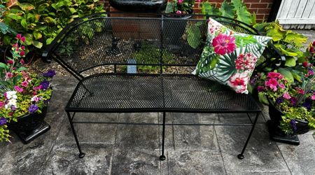 7 Beautiful Restored Vintage Wrought Iron Furniture Pieces (see prices in comments)