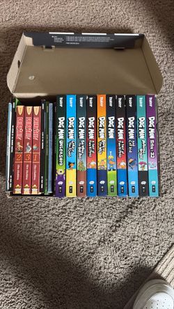 Dog man books, Minecraft books, and fairytale anime books