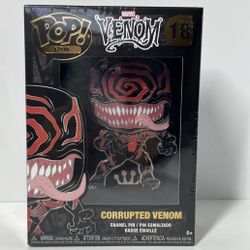 2ct-  FUNKO POP! PIN: Marvel - 18 Corrupted Venom & MS. Marvel