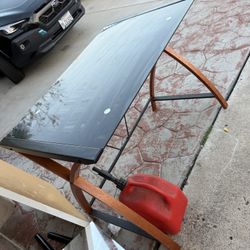 Free Glass Desk Table